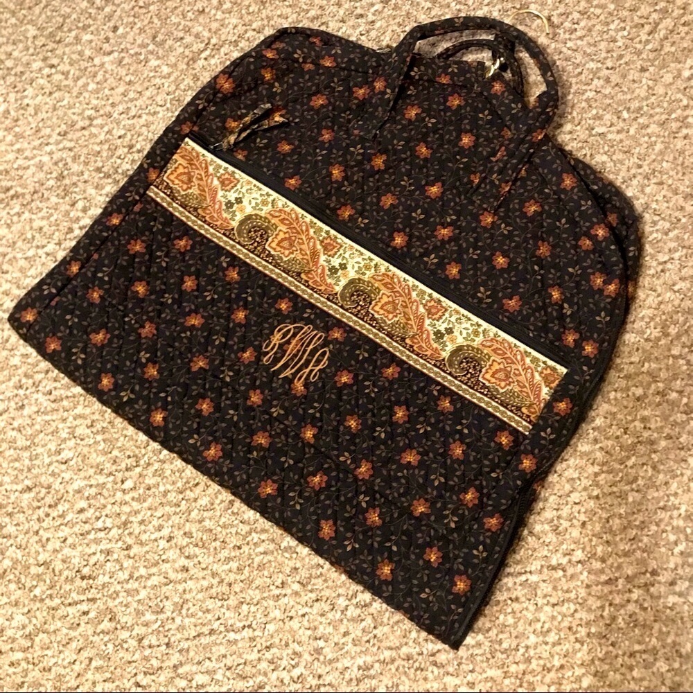 Vera Bradley Fabric Garment Bag luggage with Flowered Designs & zipper pockets